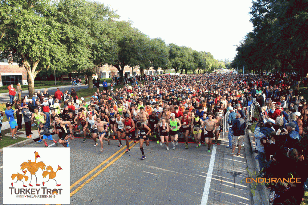 2019 Tallahassee Turkey Trot Four Races All Thanksgiving Morning